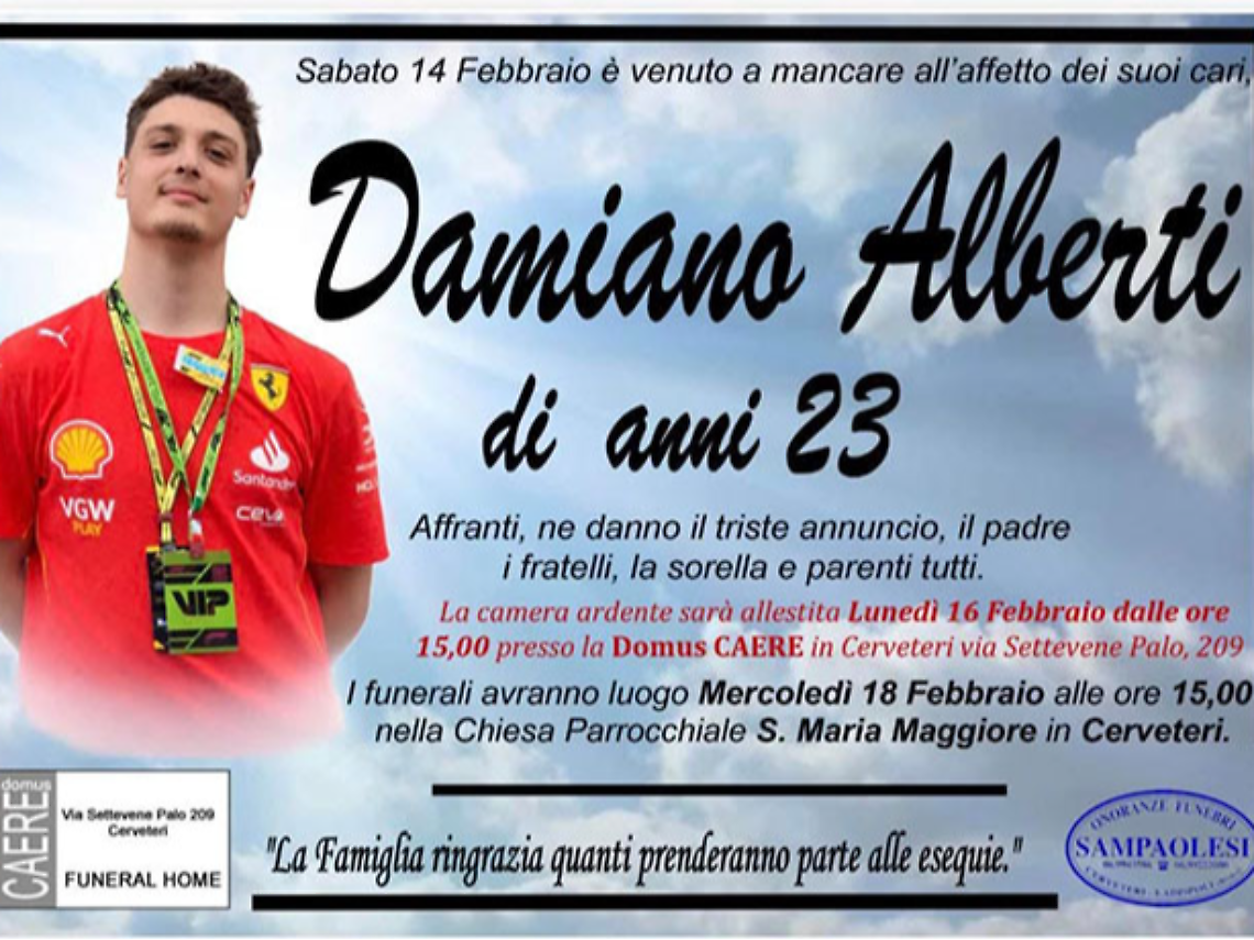DAMIANO ALBERTI di anni 23