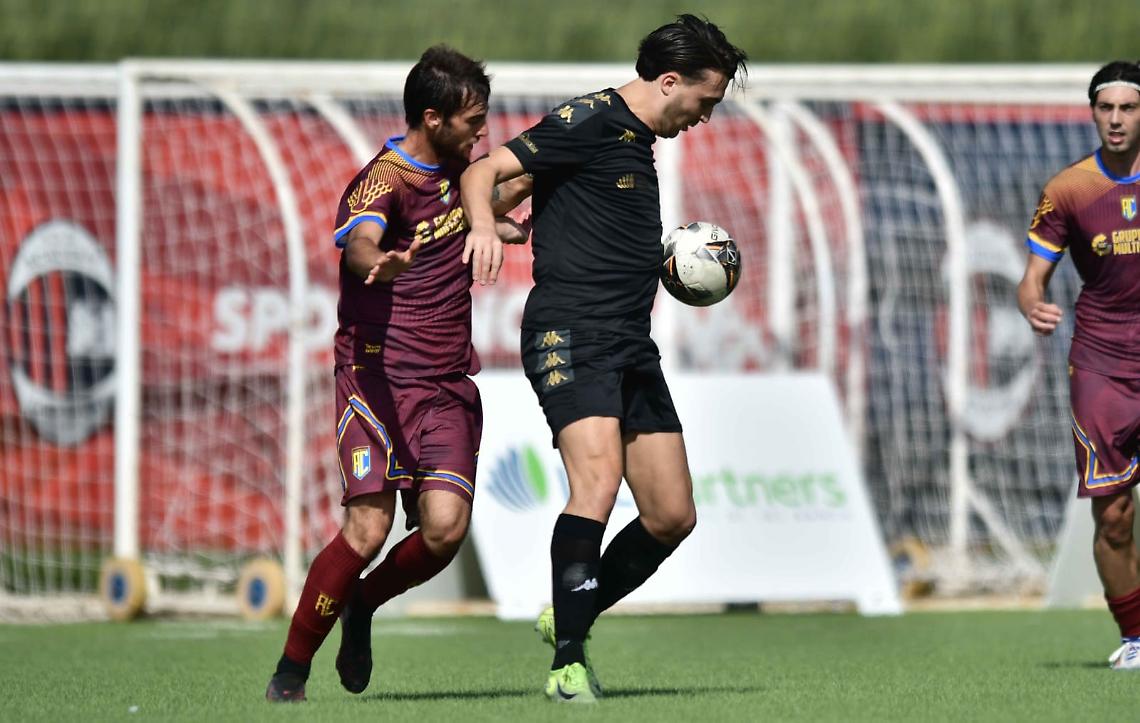 Ci pensa come al solito Modesti: 1-0 all'Angelo Sale e si va avanti