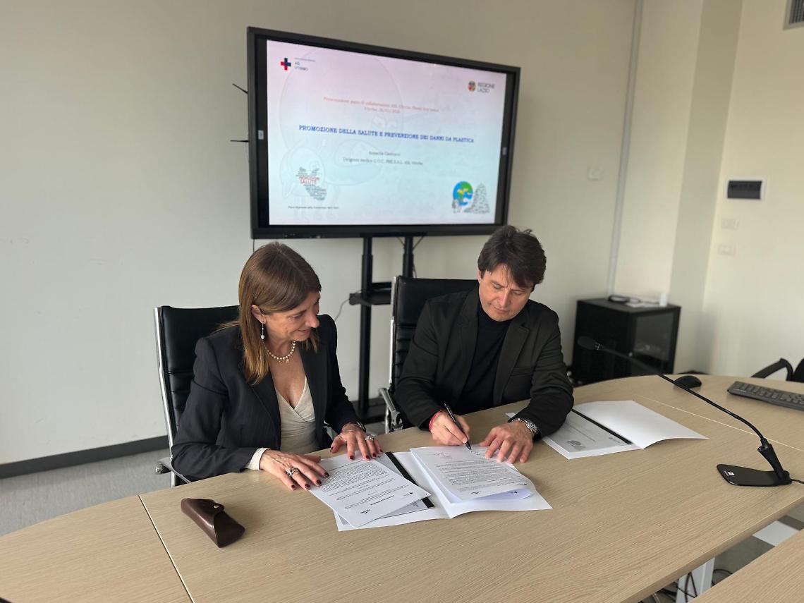 Asl Viterbo e Plastic Free insieme per ambiente e salute