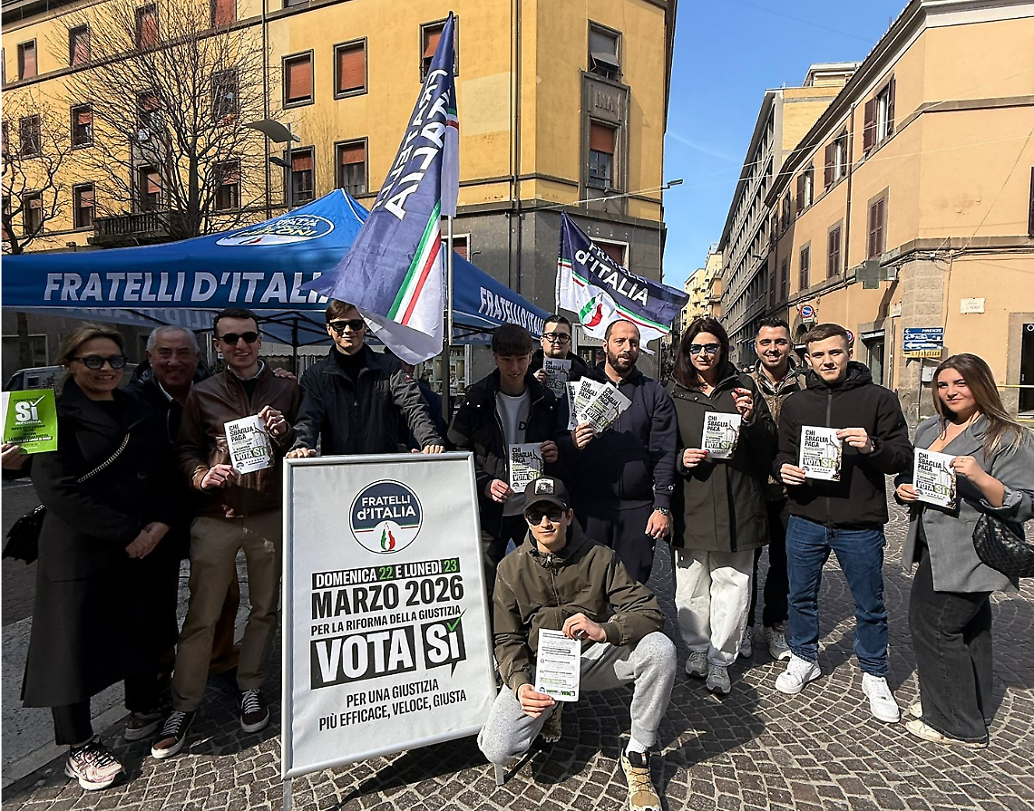 Fratelli d&rsquo;Italia mobilita la Tuscia: grande partecipazione per il &ldquo;S&igrave;&rdquo; al referendum sulla Giustizia