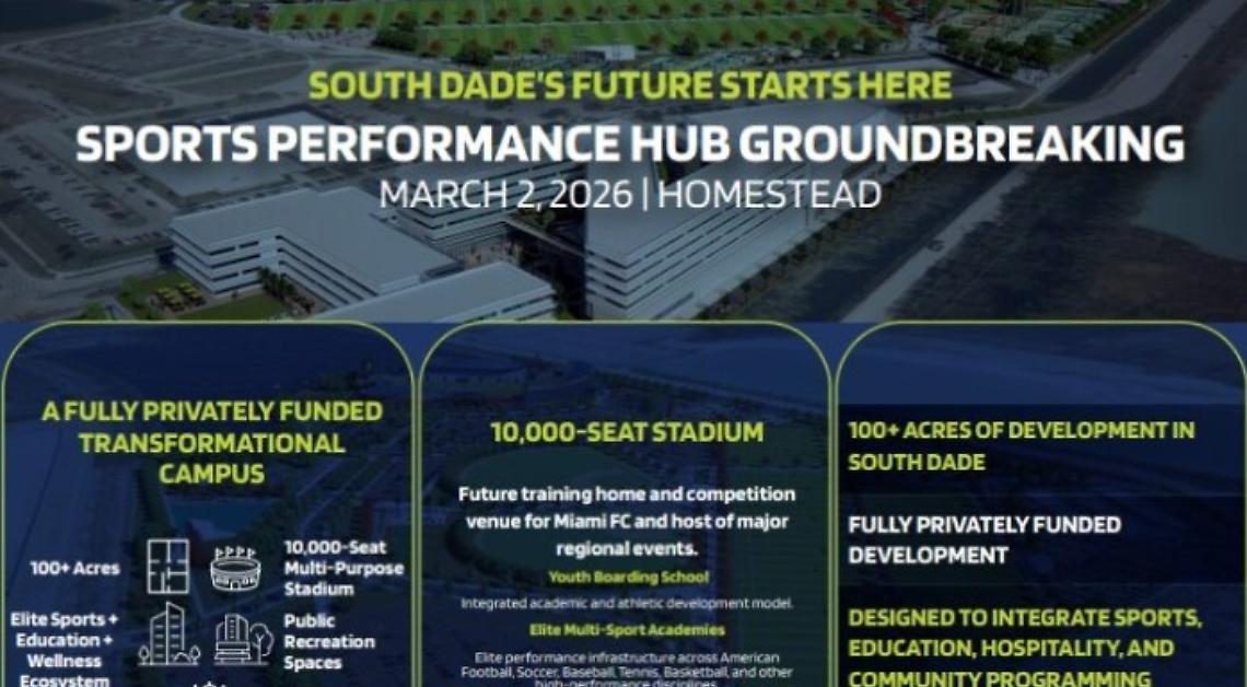 Cerimonia di inizio lavori per il campus d&rsquo;elite SPH a Miami, tra i fondatori Silva International