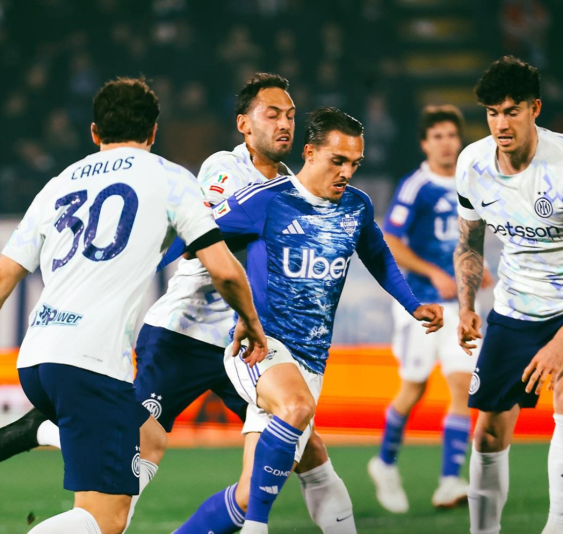 Coppa Italia: 0-0 tra Como e Inter nella semifinale di andata