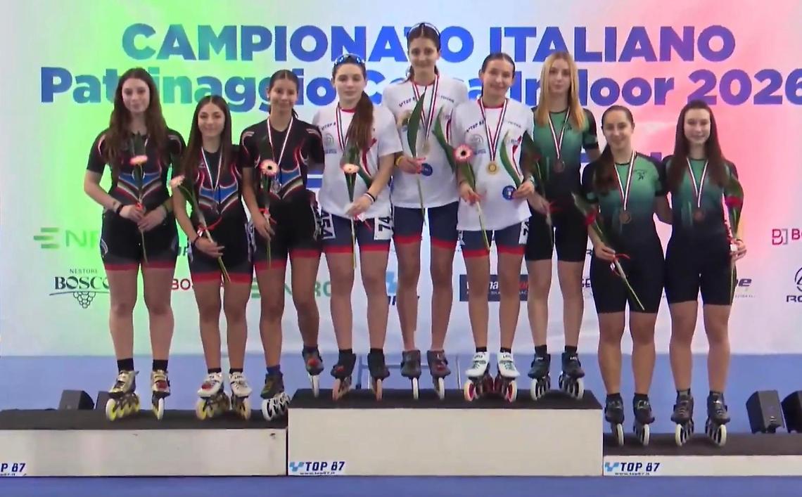 Cinque medaglie: Debby Roller Team protagonista agli Italiani di Pescara
