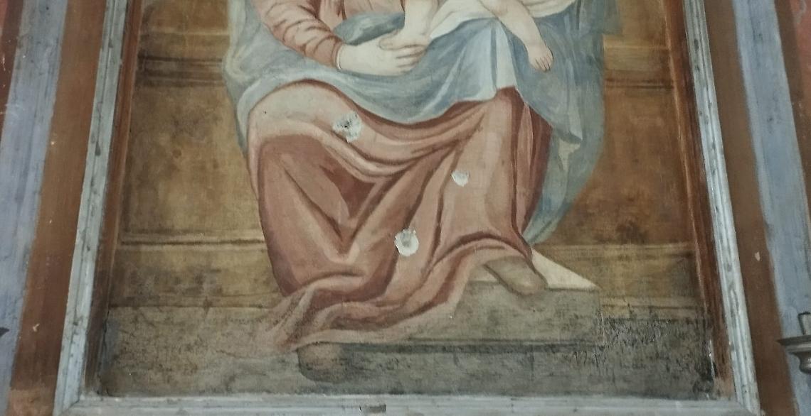 Tuscania: colpi d'arma da fuoco contro una chiesa