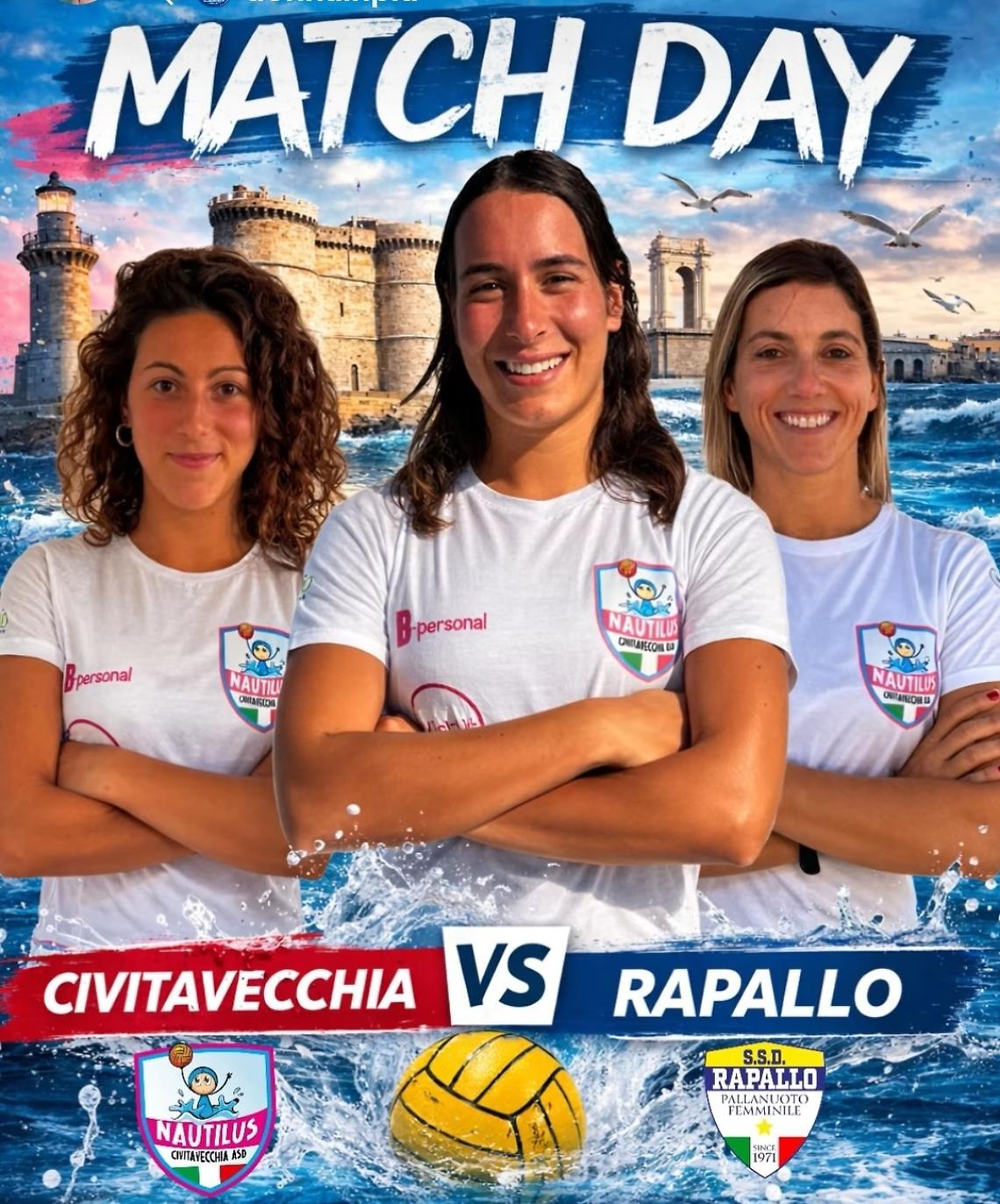 Nautilus in doppia cifra: ma Rapallo troppo forte