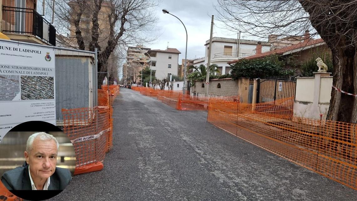 Il cantiere a via Fiume, Ladispoli