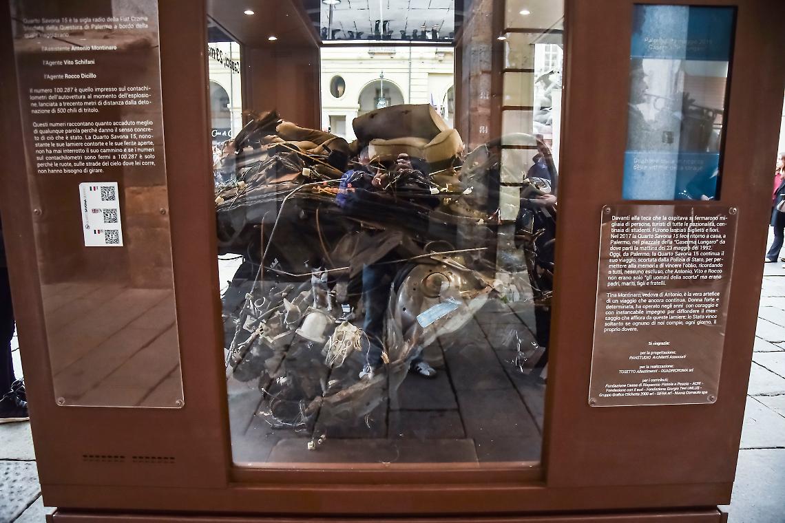 auto scorta Giovanni Falcone