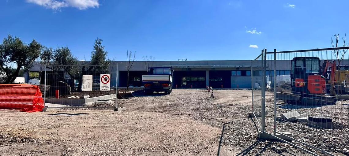 La zona commerciale quasi realt&agrave;