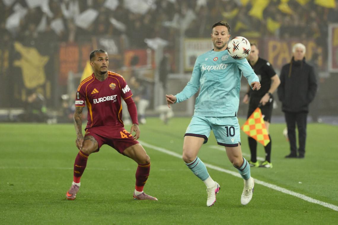 Il Bologna vola ai quarti di finale di Europa League: Roma ko ai supplementari