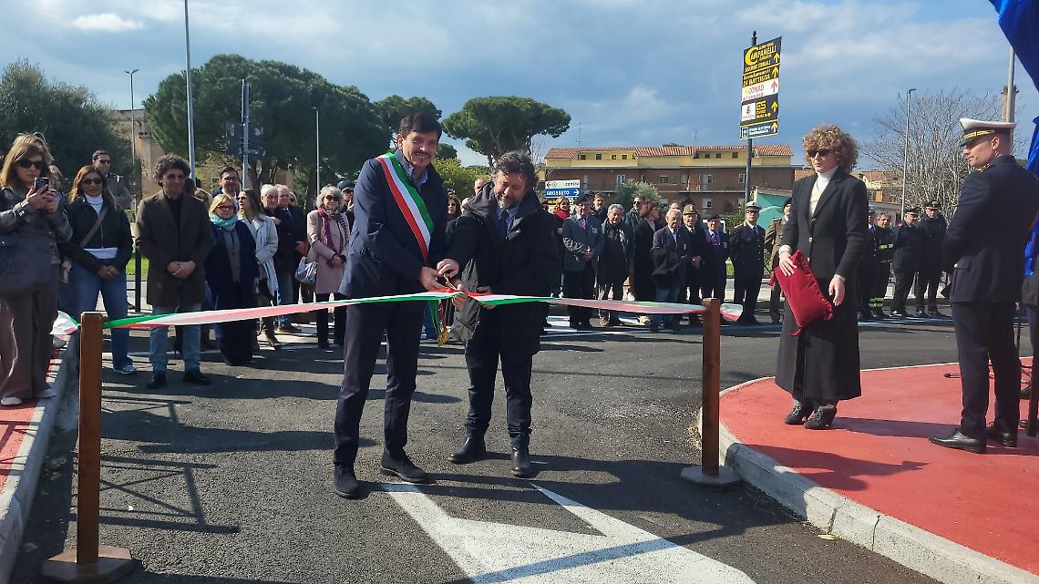 Il parcheggio del tribunale intitolato al giudice Rosario Livatino