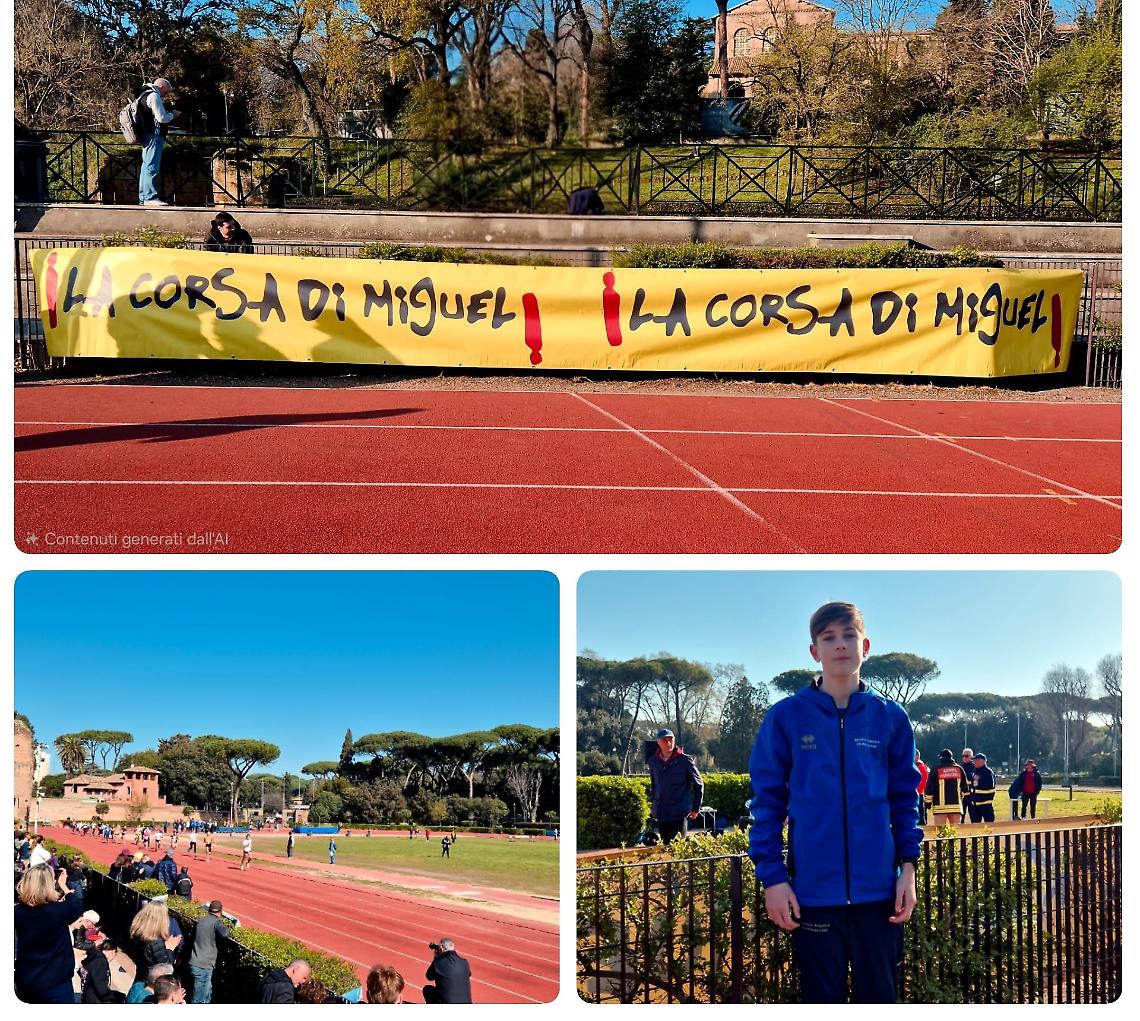 Andrea Tavella trionfa al "Mille di Miguel": primo posto alle Terme di Caracalla