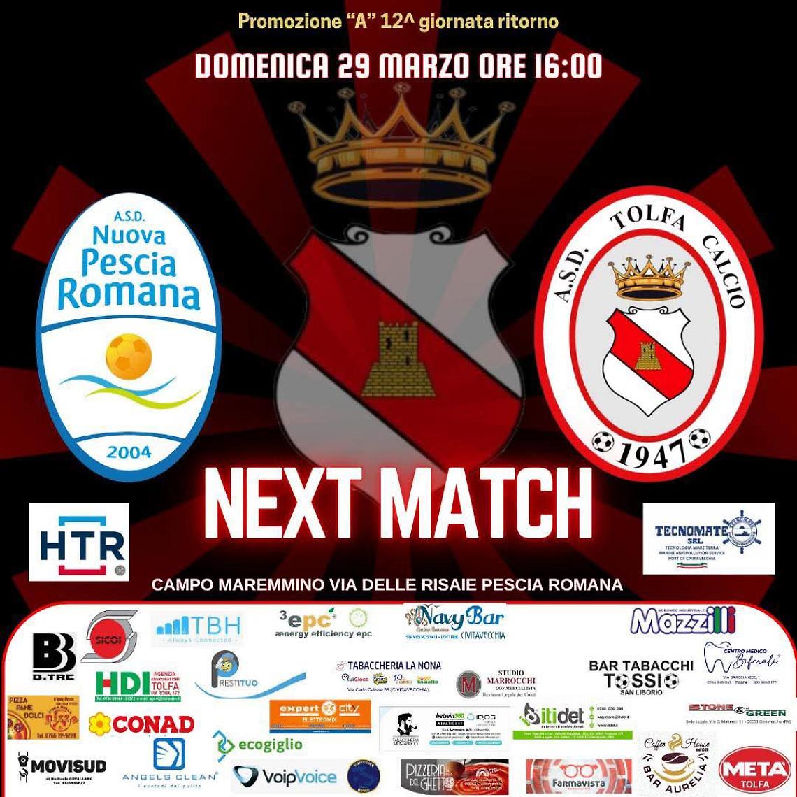 Tolfa, un pari che serve a poco. Un punto anche per il Ladispoli 