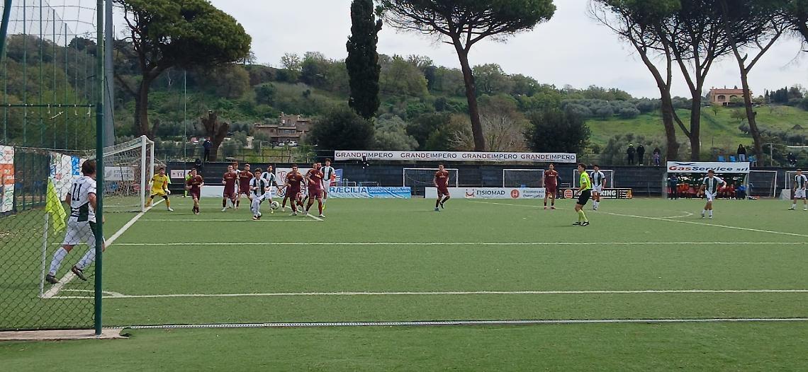 Cerveteri punito nel finale, pareggio spettacolare per il Santa