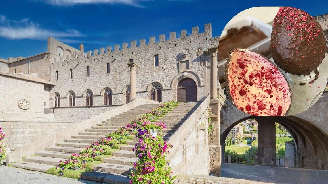 Uova al gusto Cuore di Viterbo, colombe Ruby e pizza di Pasqua