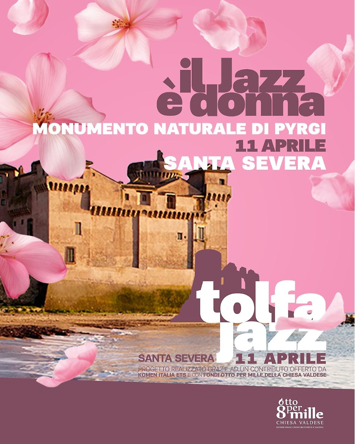 Il Jazz &egrave; Donna fa tappa al monumento di Pyrgi