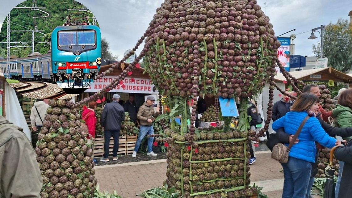 Sagra del Carciofo, arrivano i rinforzi: quattro treni speciali per domenica 12 aprile