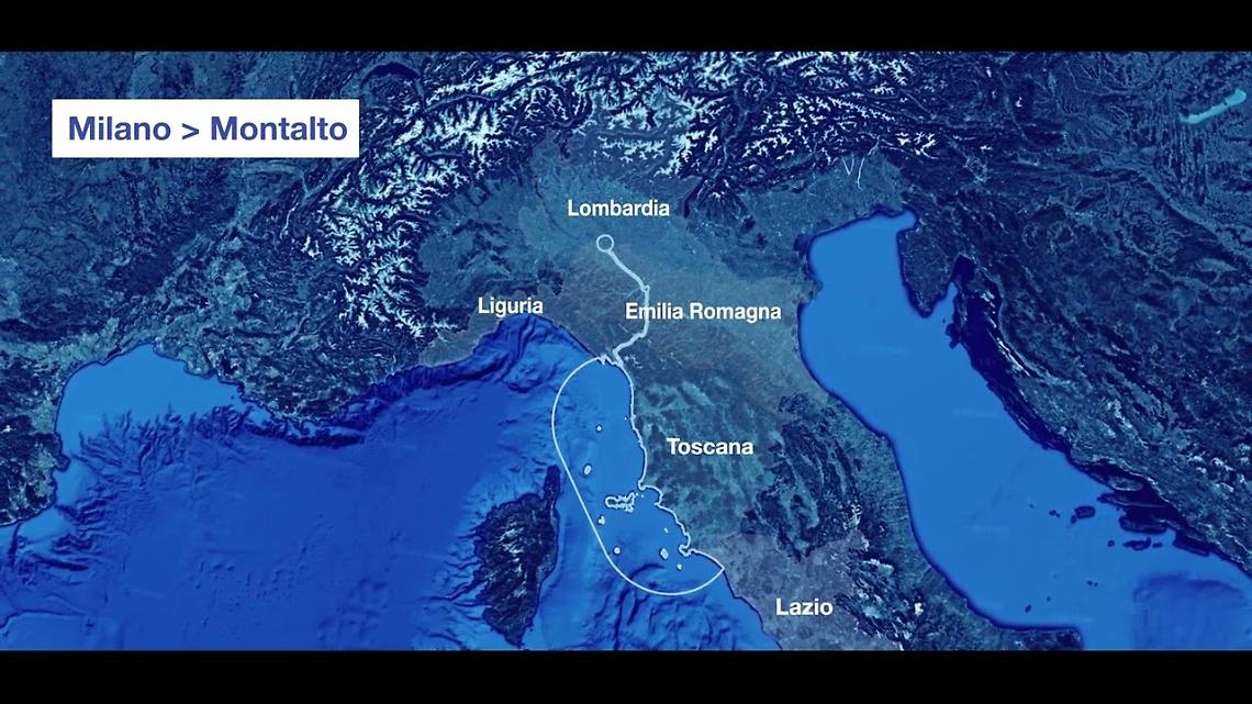 Cavo Milano-Montalto, al via i rilievi sottomarini: un appalto da 28 milioni per disegnare il futuro elettrico