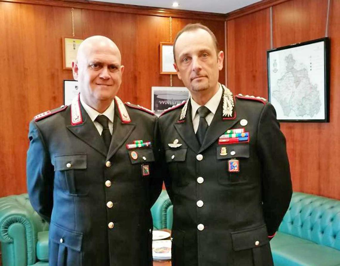 Il comandante di Grotte Santo Stefano, Vincenzo Foti va in pensione