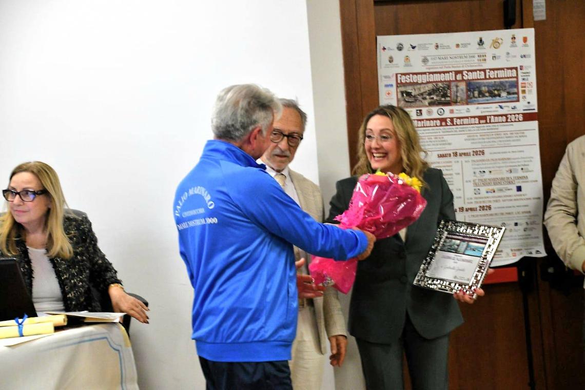 Gabriella Gentile "Donna dell'anno del Palio Marinaro 2026" 