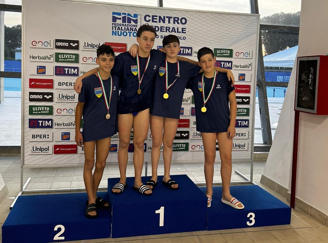 Coser, una vagonata di medaglie per gli Esordienti 