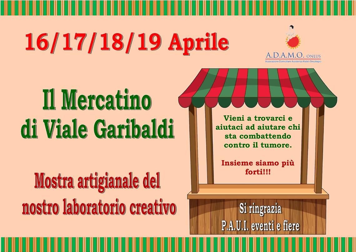 Adamo Onlus torna in viale Garibaldi con il mercatino solidale