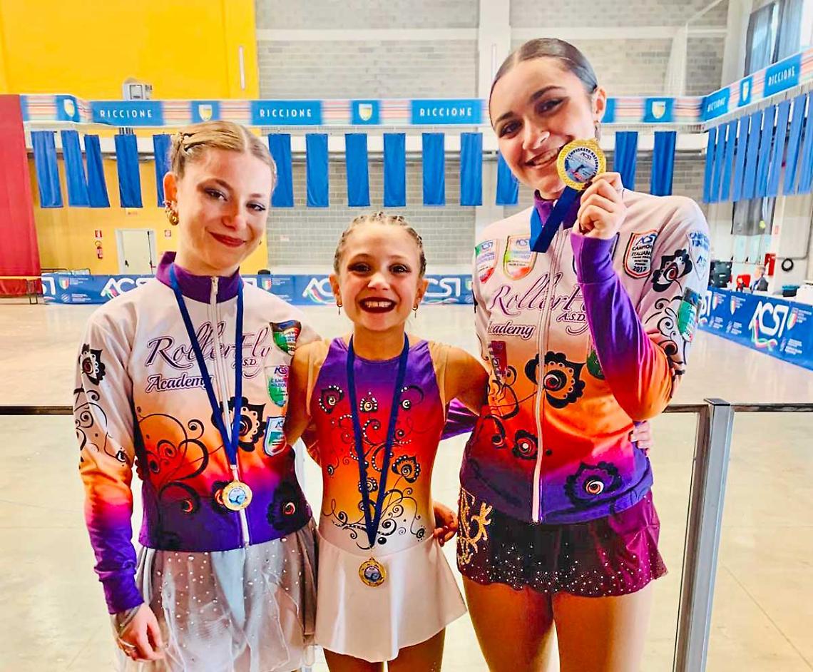 Bilancio di inizio 2026 eccellente per le portacolori della Roller Flay Academy Acquapendente