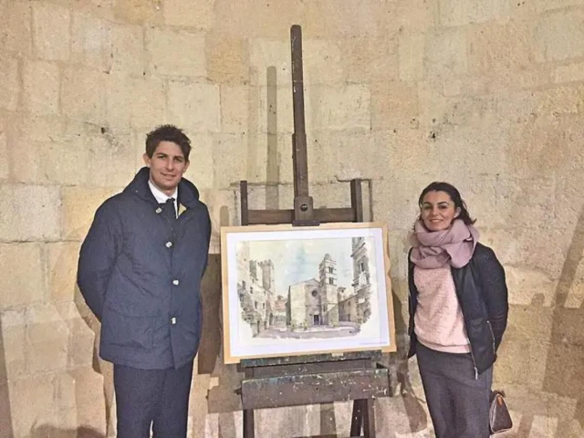 Tarquinia, si &egrave; chiusa con successo la mostra di acquerelli di Paolo Lattanzi