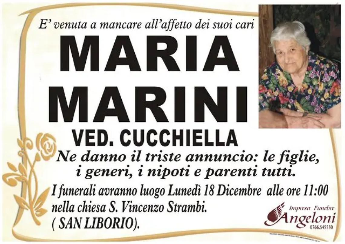 MARIA MARINI Ved. CUCCHIELLA