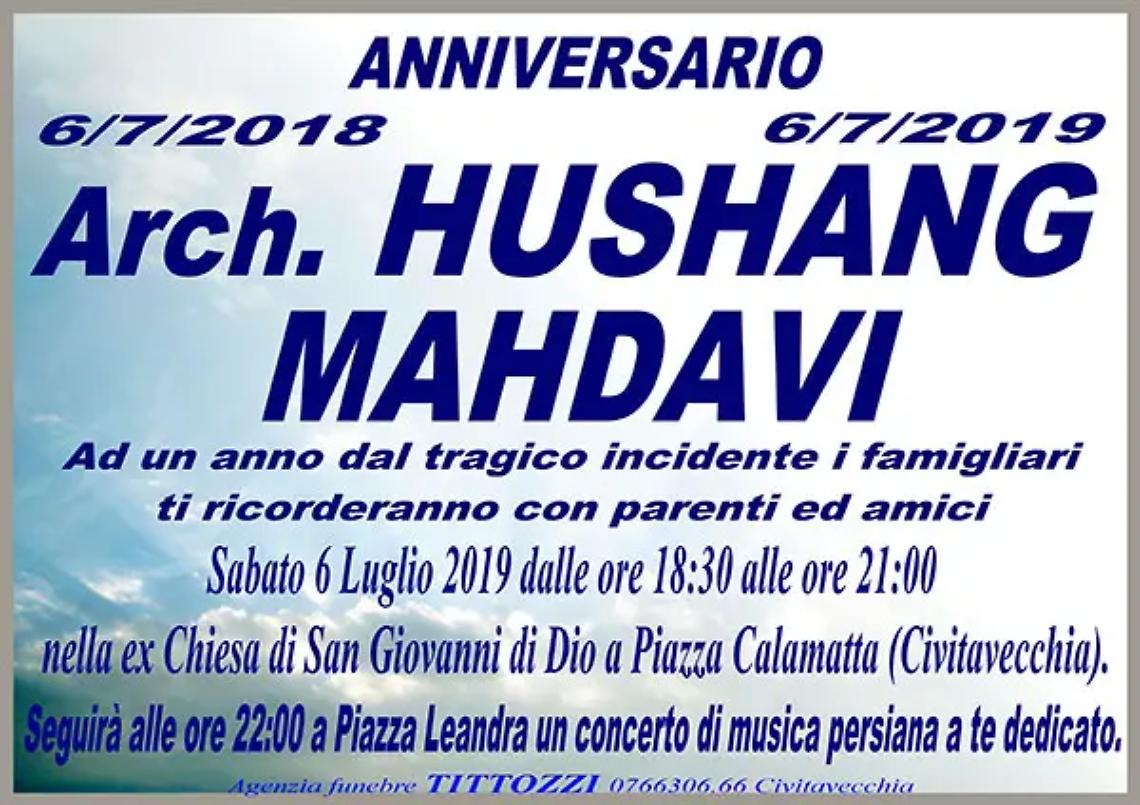 Arch. HUSHANG MAHDAVI