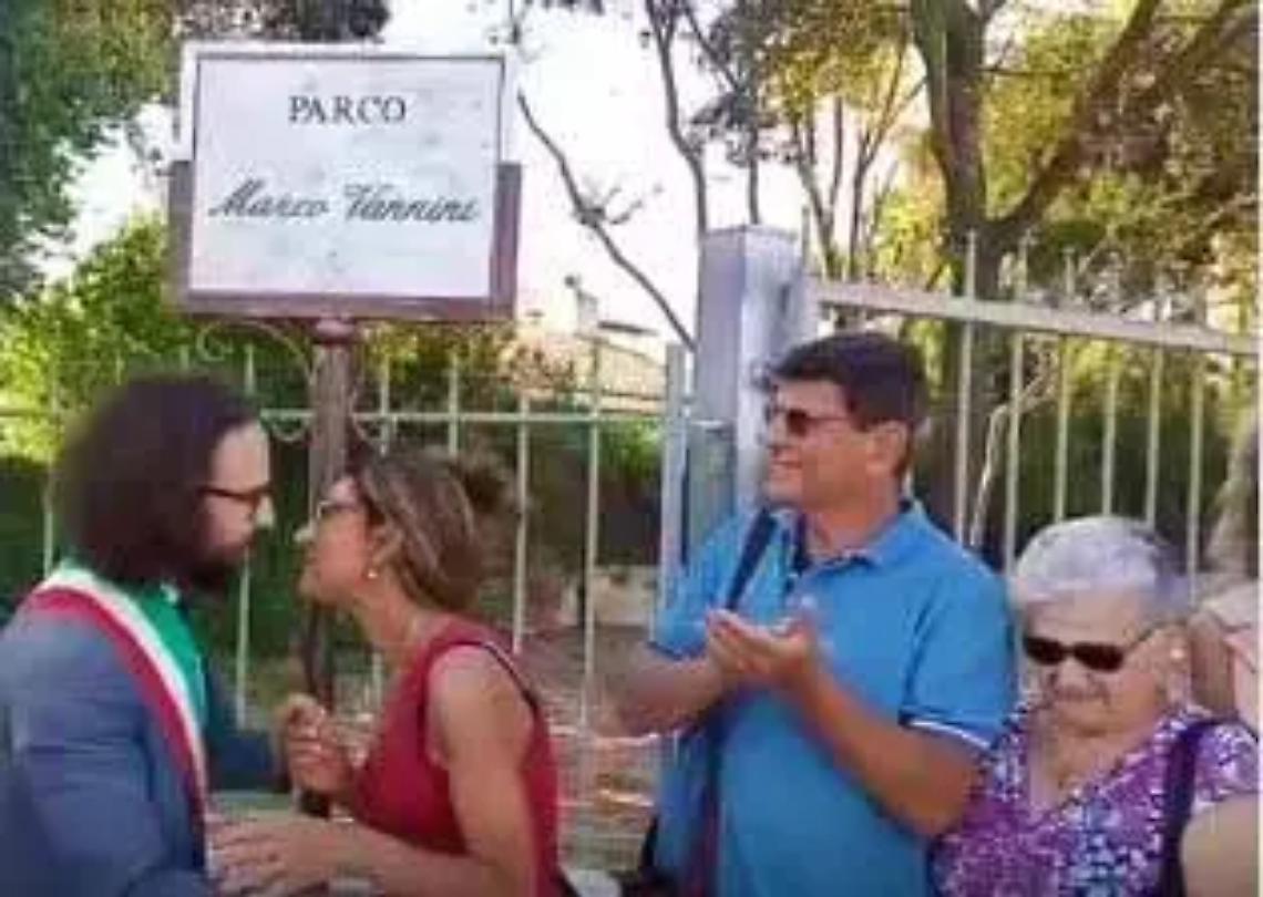 Svelata la targa del &lsquo;&lsquo;Parco Marco Vannini&rsquo;&rsquo;