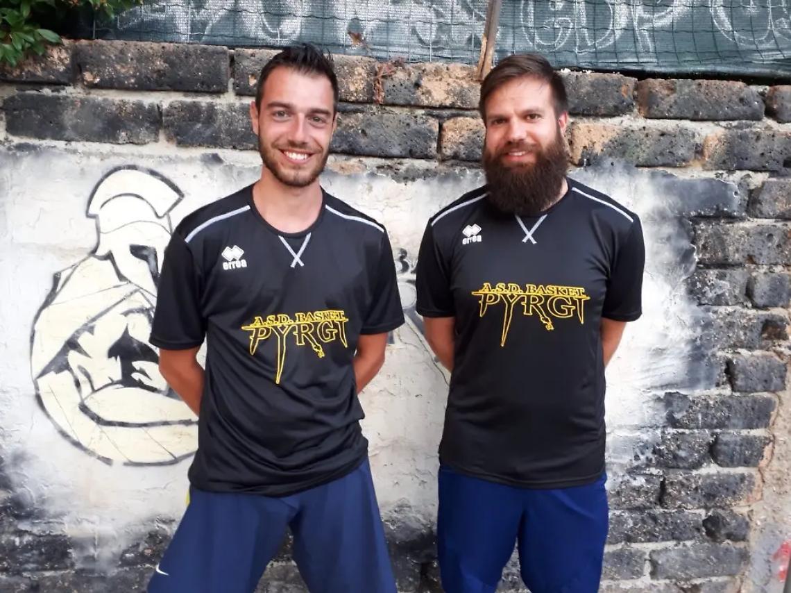 Daniele Crocicchia al fianco di coach Russo