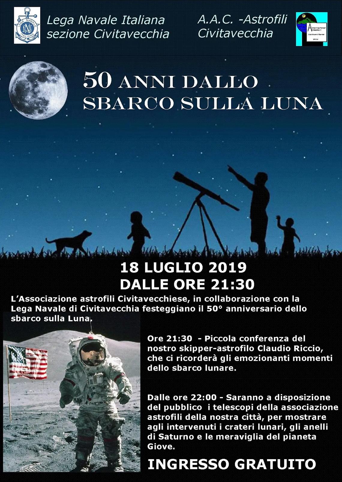 Allunaggio: appuntamento con gli astrofili