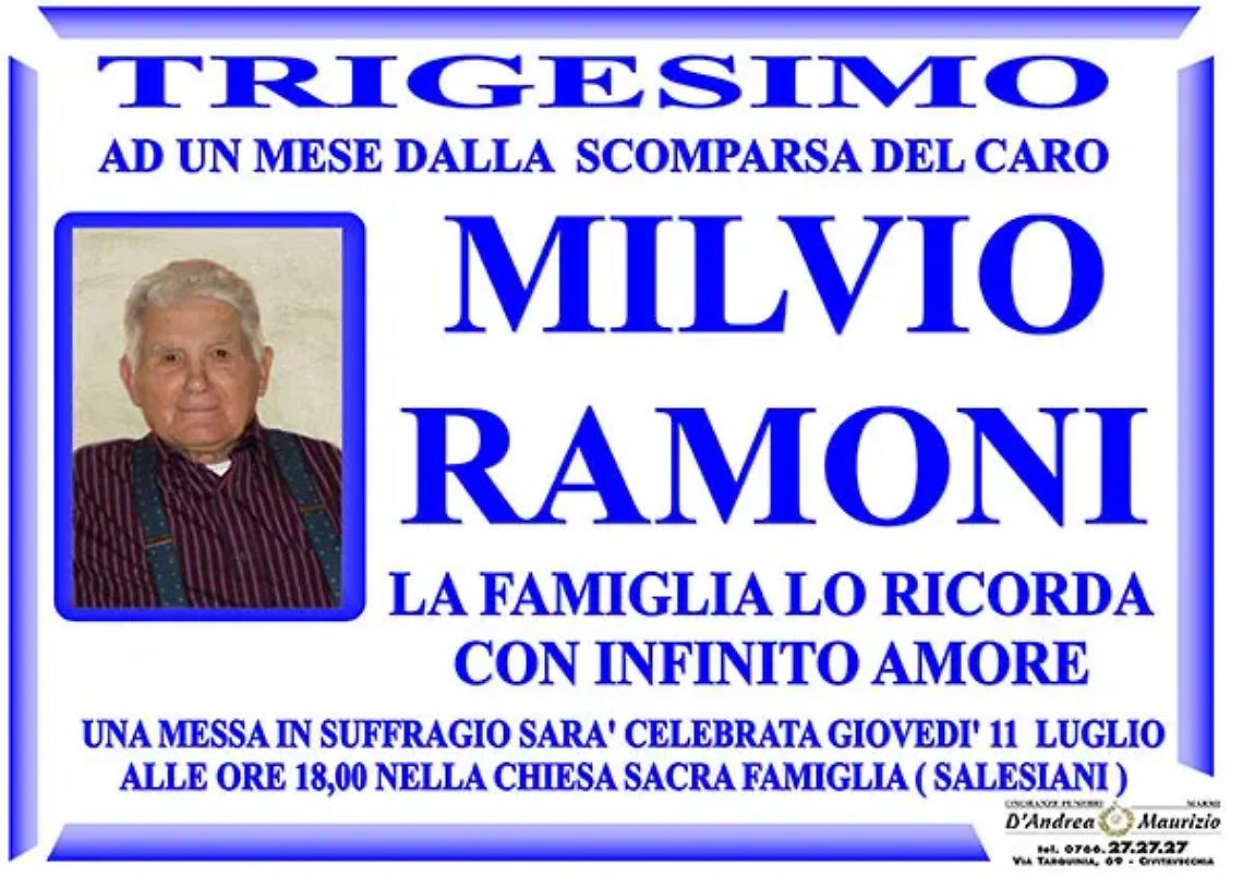 MILVIO RAMONI - Trigesimo