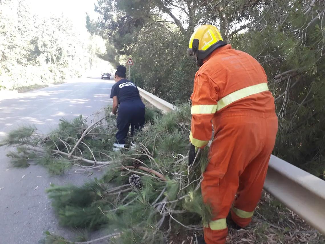 Pioggia e vento: Aeopc al lavoro sull&rsquo;Aurelia
