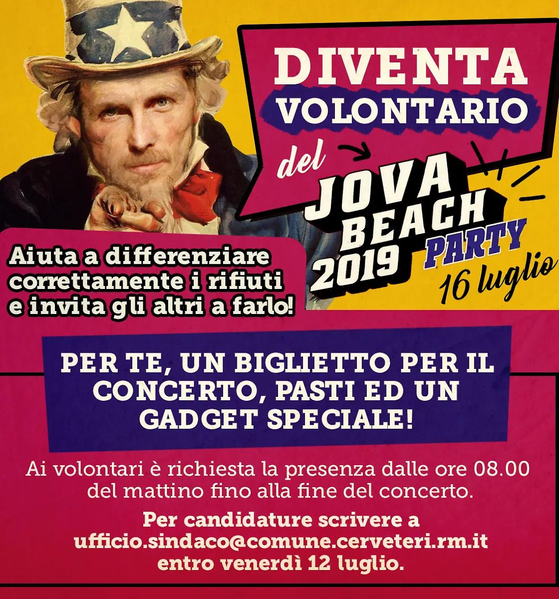 Jova Beach Party. Diventa volontario per l&rsquo;ambiente