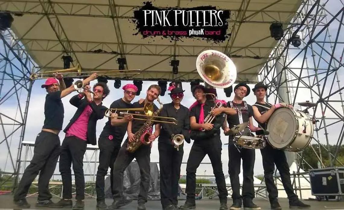 Etruria Street Jazz Festival. Esordio con la Pink Puffers Brass Band