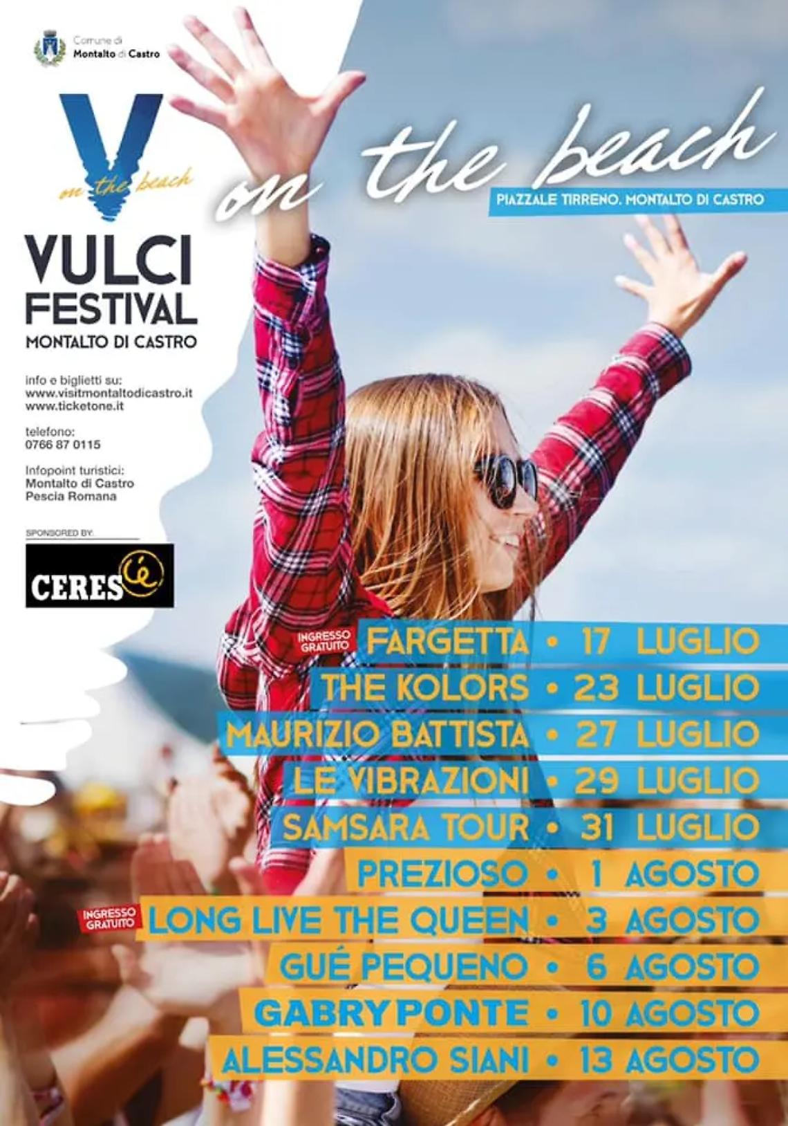 Montalto, Fargetta apre il Vulci festival on the beach