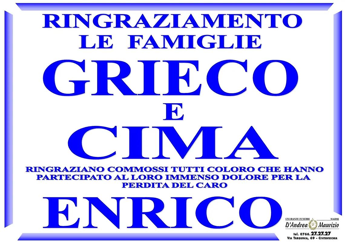 RINGRAZIAMENTO GRIECO
