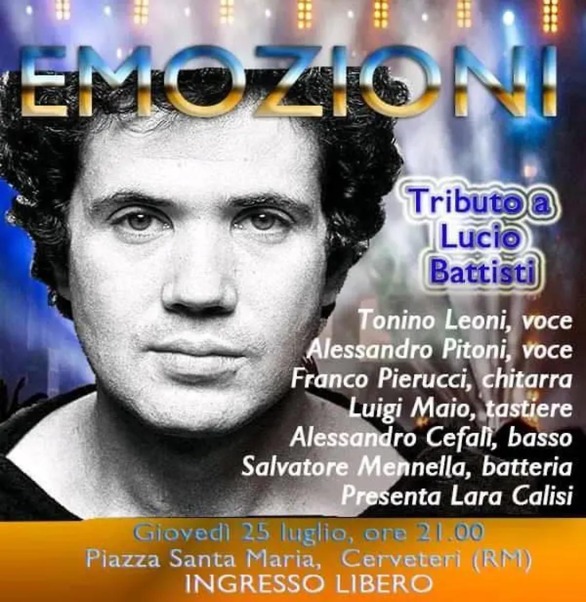 &lsquo;&lsquo;Emozioni&rsquo;&rsquo;: tributo a Lucio Battisti