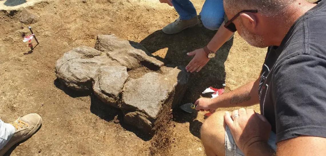 Necropoli di Vulci: scoperto leone alato