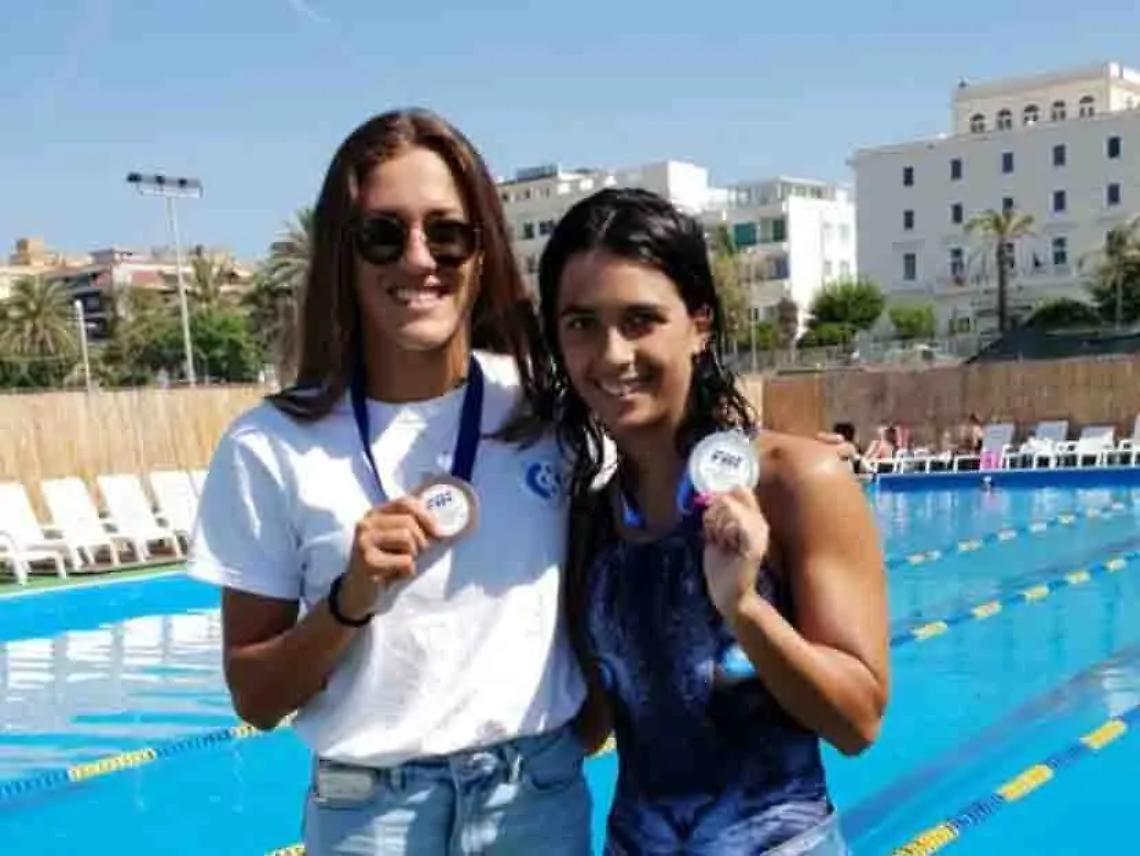 Martina Monaldi argento nei 400 misti, Matilde Ciciani bronzo nei 200 farfalla