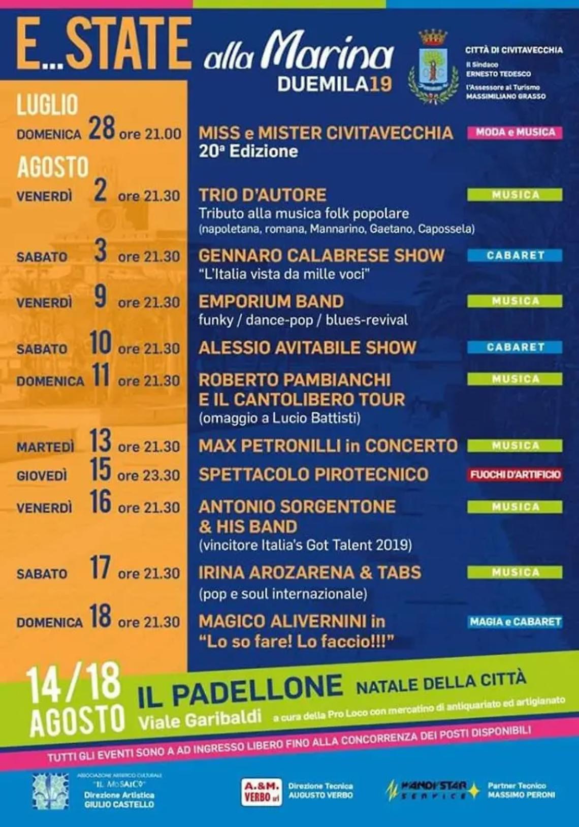 ''E...State alla Marina'': tra musica e tradizione