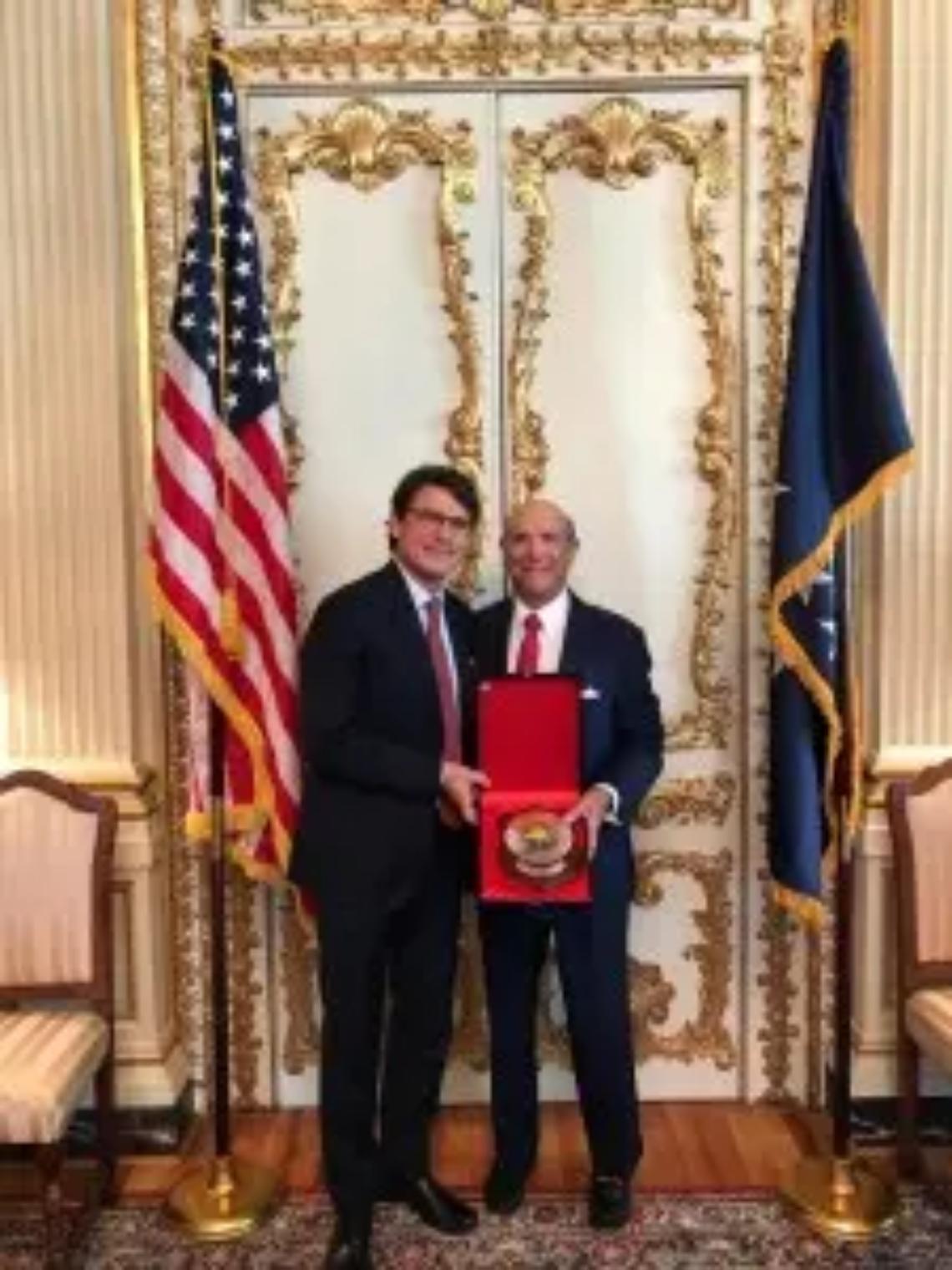 Adsp: Di Majo incontra l'ambasciatore Usa in Italia