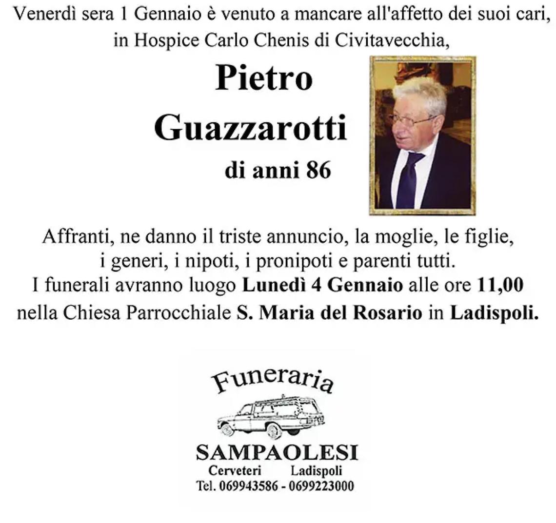 PIETRO GUAZZAROTTI di anni 86