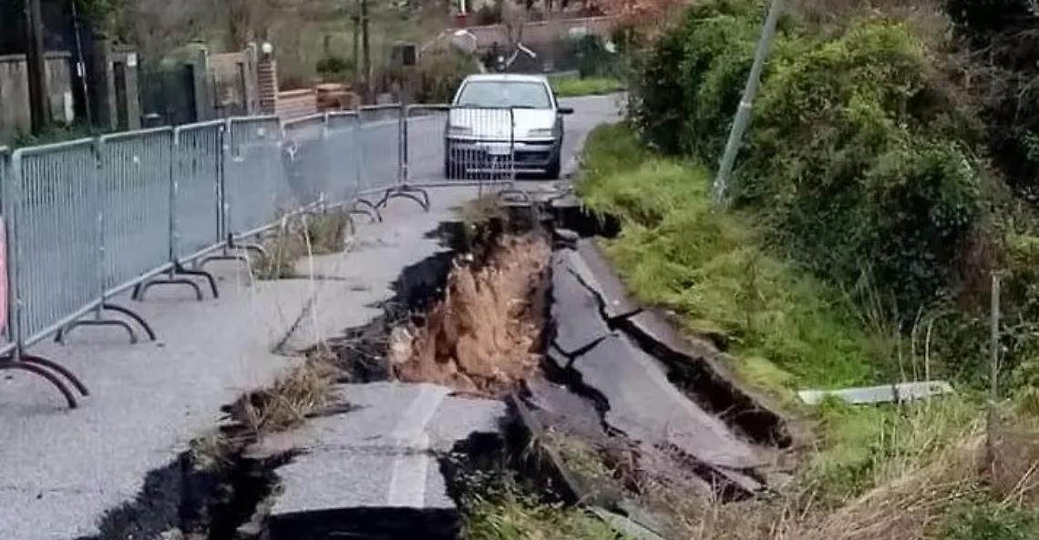 Frana in via Klitche: conclusa la prima fase dei lavori