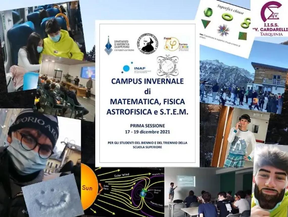Tarquinia: i ragazzi del Cardarelli di Tarquinia al campus Stem e astrofisica