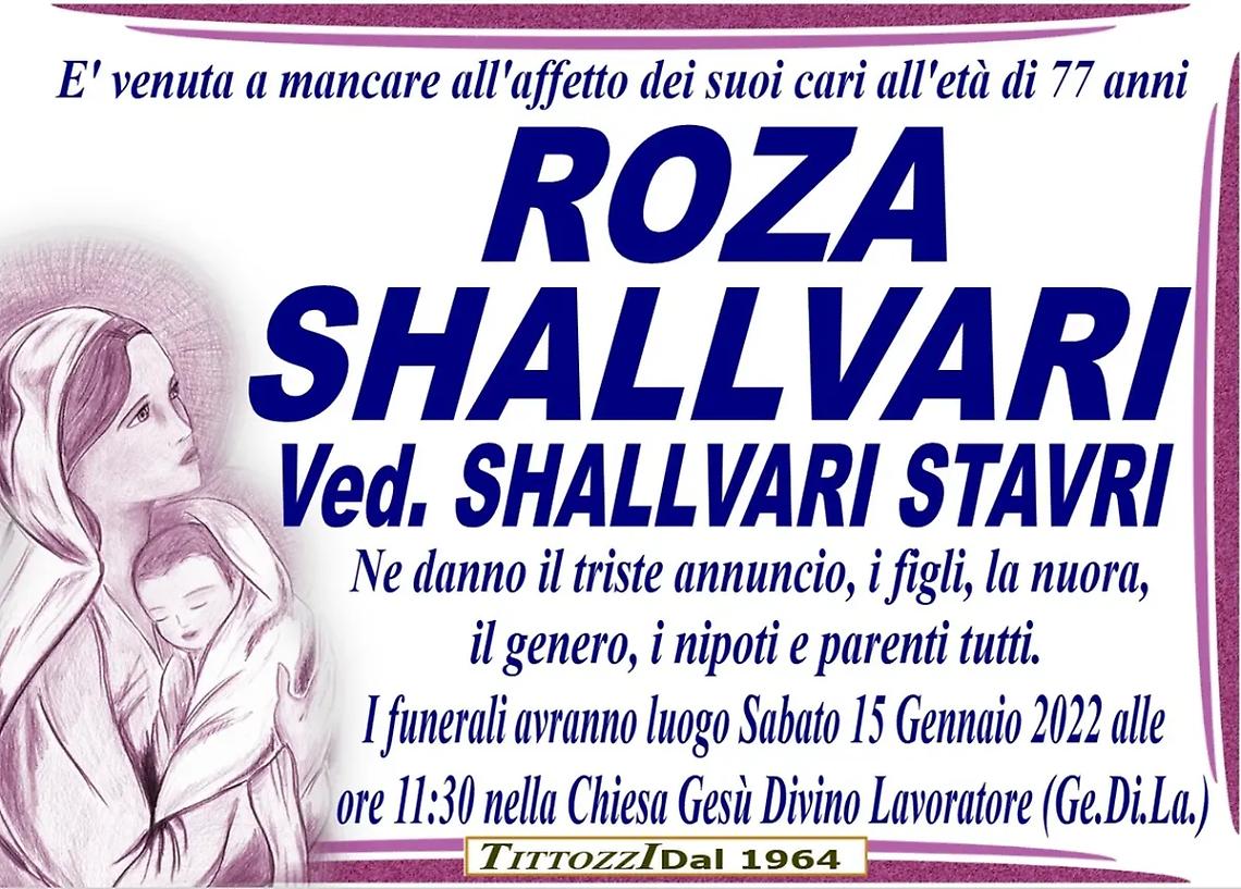 ROZA SHALLVARI ved. SHALLVARI STAVRI