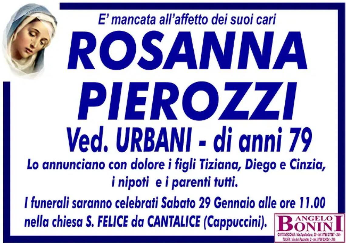 ROSANNA PIEROZZI ved. URBANI di anni 79