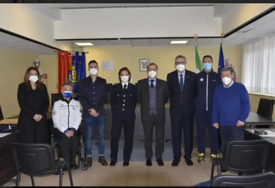 Consegnate medaglie al valore atletico ad Agnese Allegrini e Rosario Maddaloni