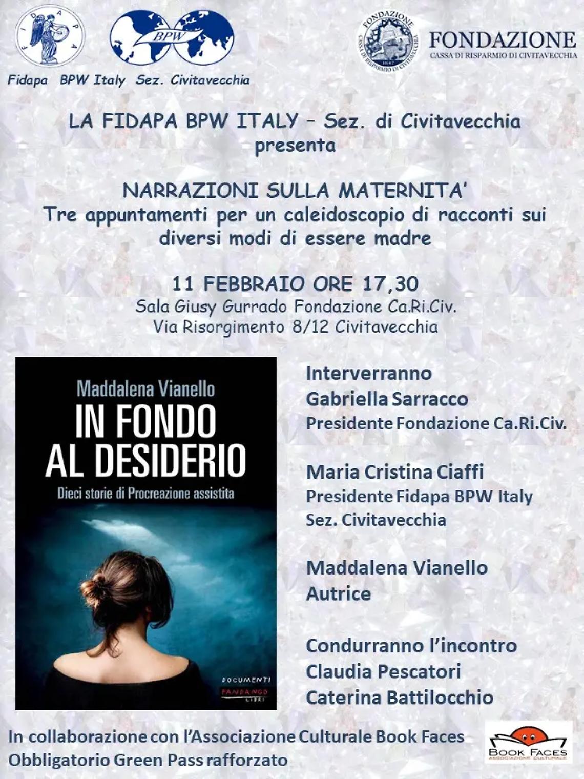 ''Narrazioni sulla maternit&agrave;'', via alla nuova iniziativa Fidapa e Book Faces